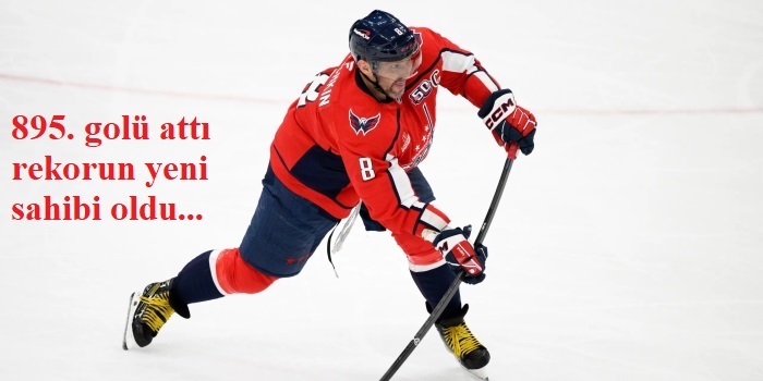 Ovechkin NHL tarihine geçti…