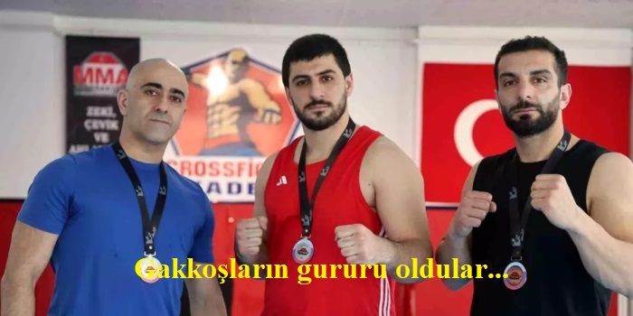 Üç Elazığlı MMA’da madalyaları kaptı…
